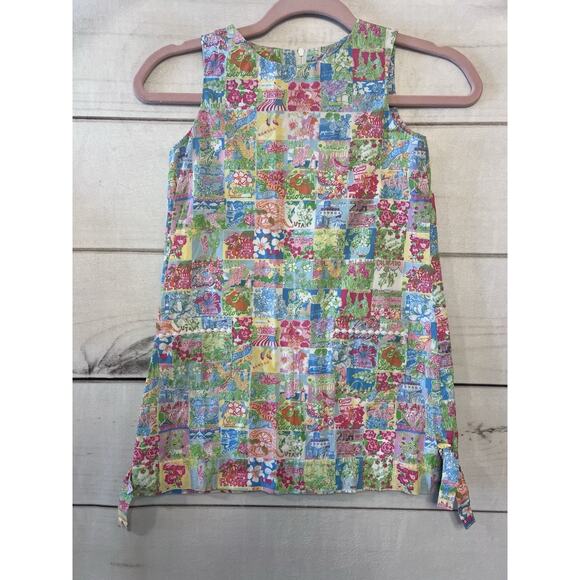 Lilly Pulitzer Other - Lilly Pulitzer Girl's Size 6 Lilly State Of Mind Shift Dress All US States RARE!
